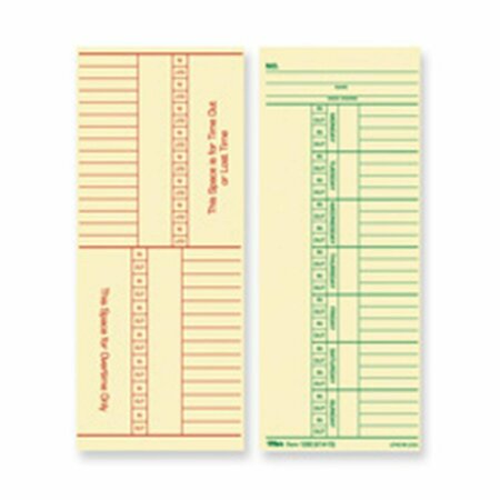 AWESOME AUDIO Time Cards- Named Days, 100PK AW3738362